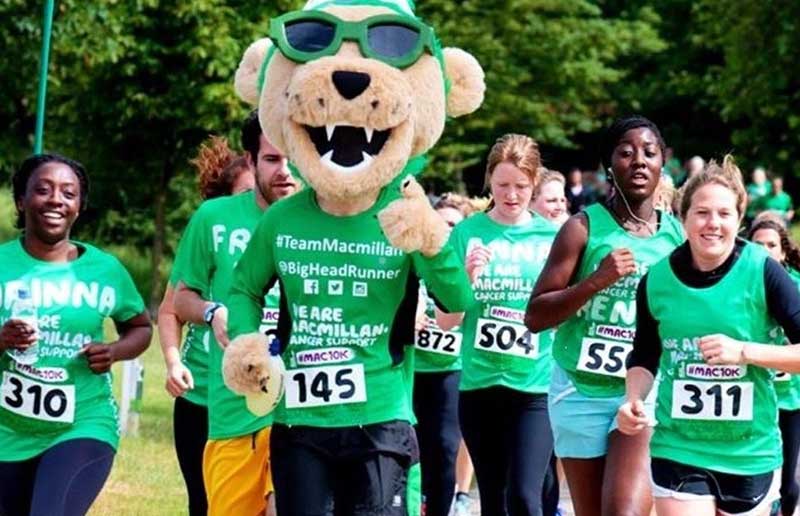 Mascots Running